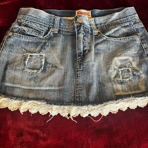 Vintage cute lace mini size med m